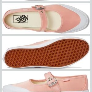 Vans Women's Peach Mary Jane Flat with Buckle